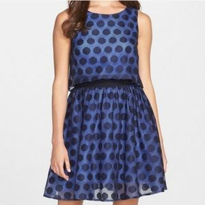 Betsy Johnson - Blue Lace Dots